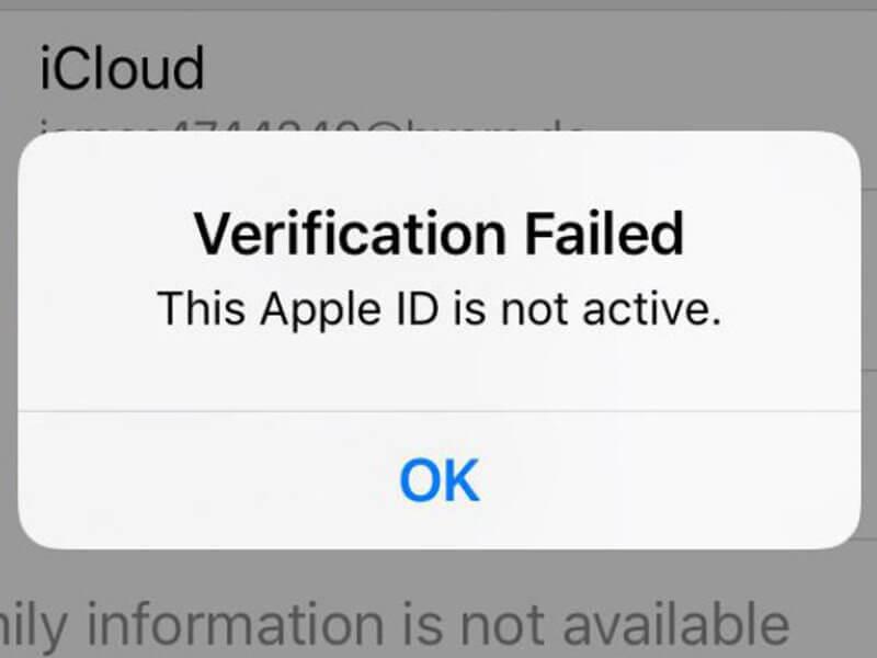Apple ID not Active issue fixed (before order Read service Description)